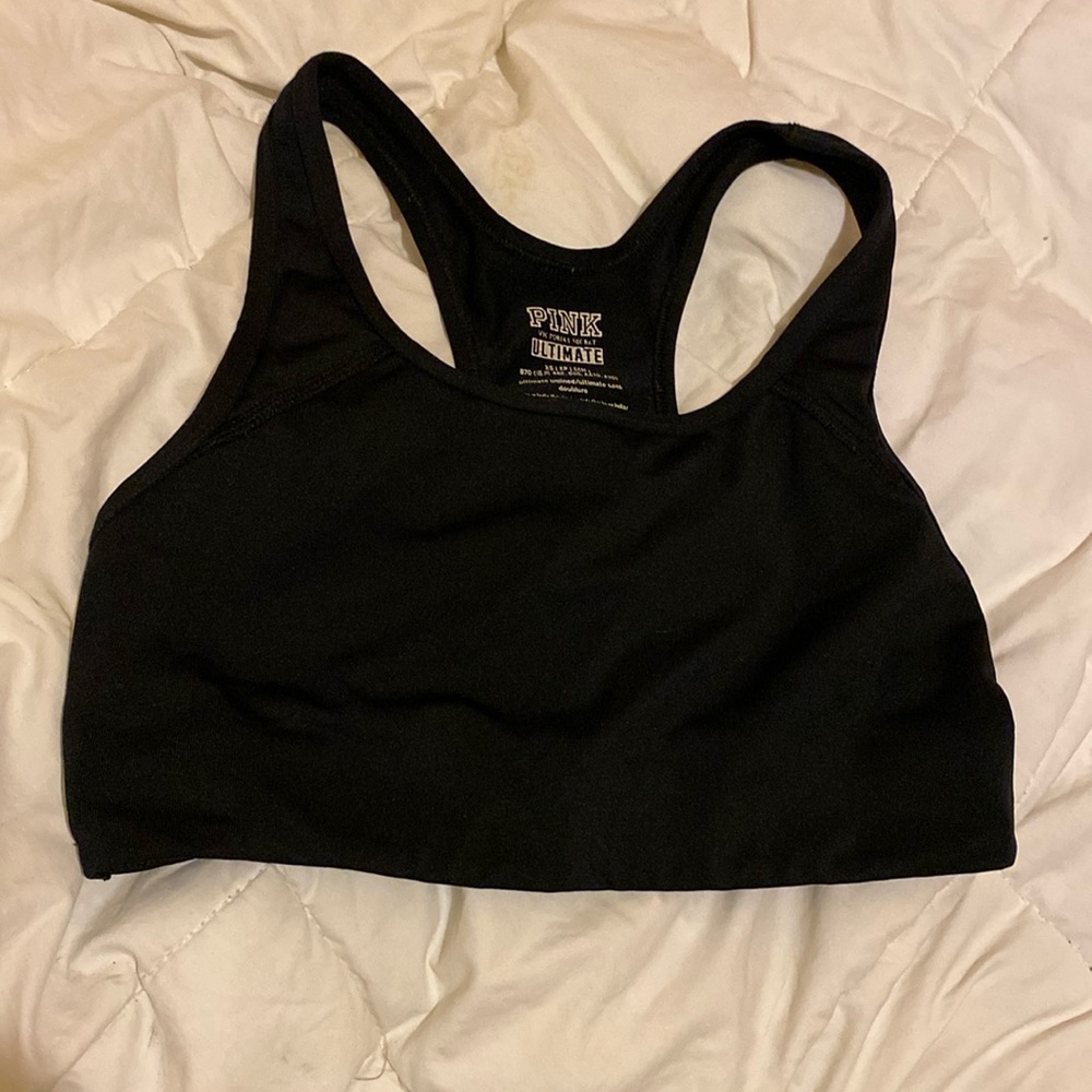 pink sports bra